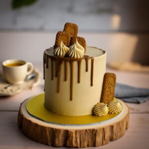 Lotus Biscoff Cake 8"
