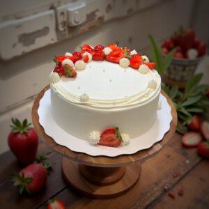 Pink Strawberry Champagne 8"